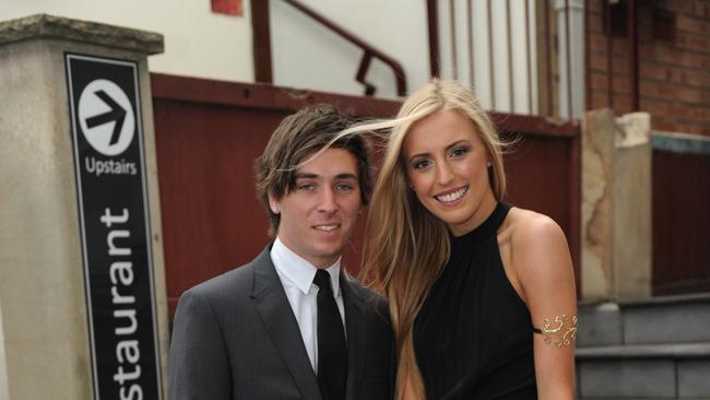 St Patrick’s College, Campbelltown year 12 students celebrating their formal in Wollongong in 2012.