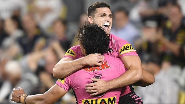 The Panthers, led by Nathan Cleary, keep performing at a high-class rate. Picture: Ian Hitchcock/Getty Images