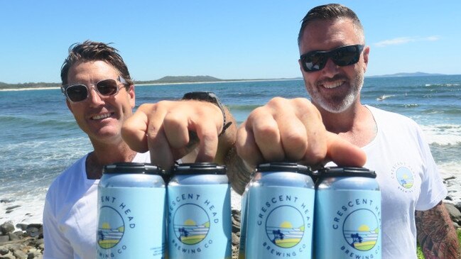 David and Chris Robbins of Crescent Head Brewing Co.