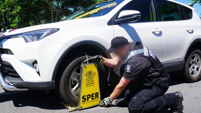 SPER officers have clamped and seized vehicles throughout Townsville in a bid to recover unpaid SPER debts. (FILE PHOTO) Picture: Contributed