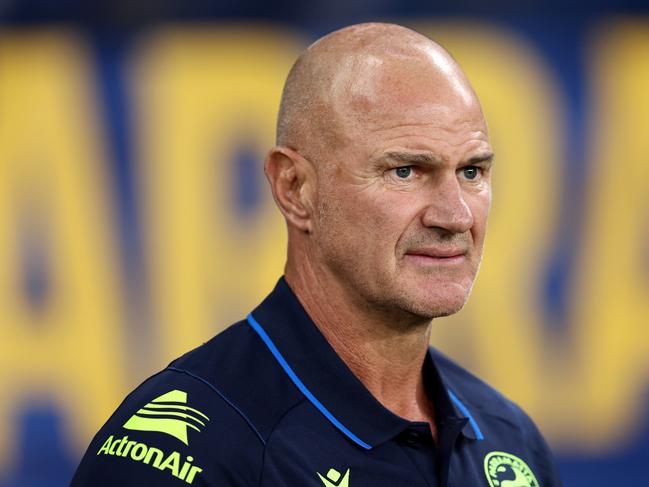 Parramatta Eels star Reagan Campbell-Gillard says Brad Arthur is being ‘fed to the wolves’, as pressure builds on the coach. Picture: Getty Images