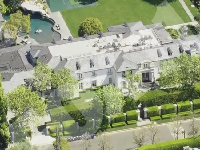 The Los Angeles home of Sean Combs was raided by Homeland Security Investigations in March. Picture: Supplied