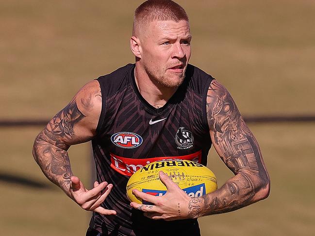 Jordan De Goey’s move to the midfield has been a big success. Picture: Michael Klein