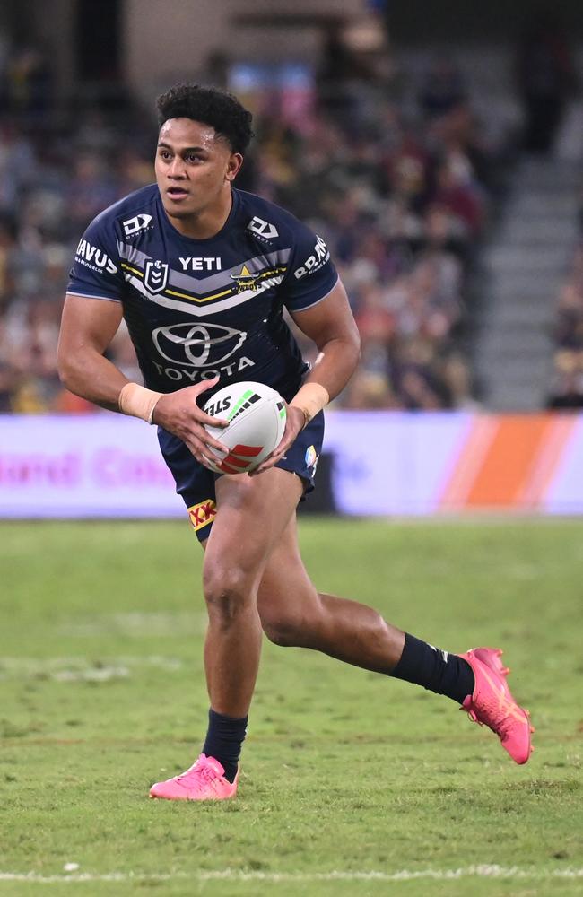 Viliami Vailea of the Cowboys in action during the 2024 NRL season. Picture: NRL Photos