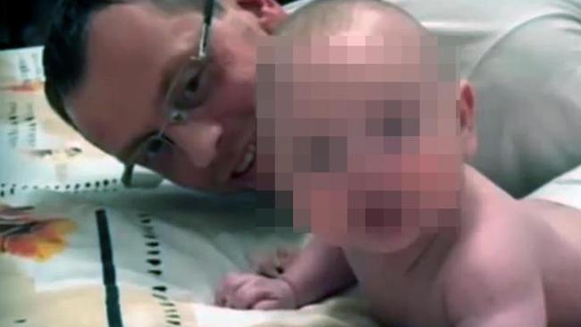 Maxim Anokhin raised the baby for a year before realising the child was not his son. Picture: East 2 West News