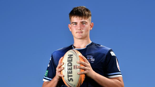 Captain Jack Cameron Langer trophy rugby league preview from Redcliffe state high school. Thursday May 5, 2022. Picture, John Gass