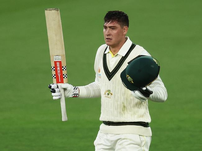 Matt Renshaw scored a ton playing for the Prime Minister’s XI this summer. Picture: Matt King/Getty