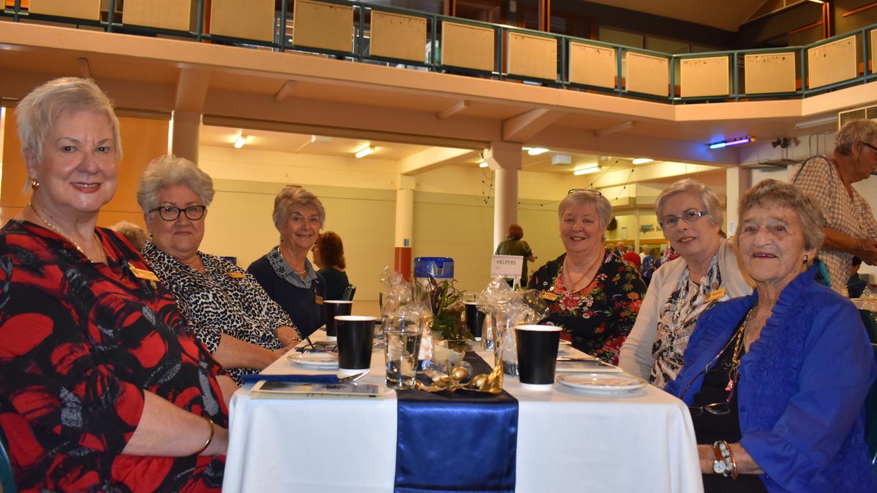 These lovely ladies are all from Hervey Bay. From left, Heather Fazldeen, Lorraine O'Neal, Brenda Winter, Glynis Burns, Roslyn Eley and Olga Frazer.