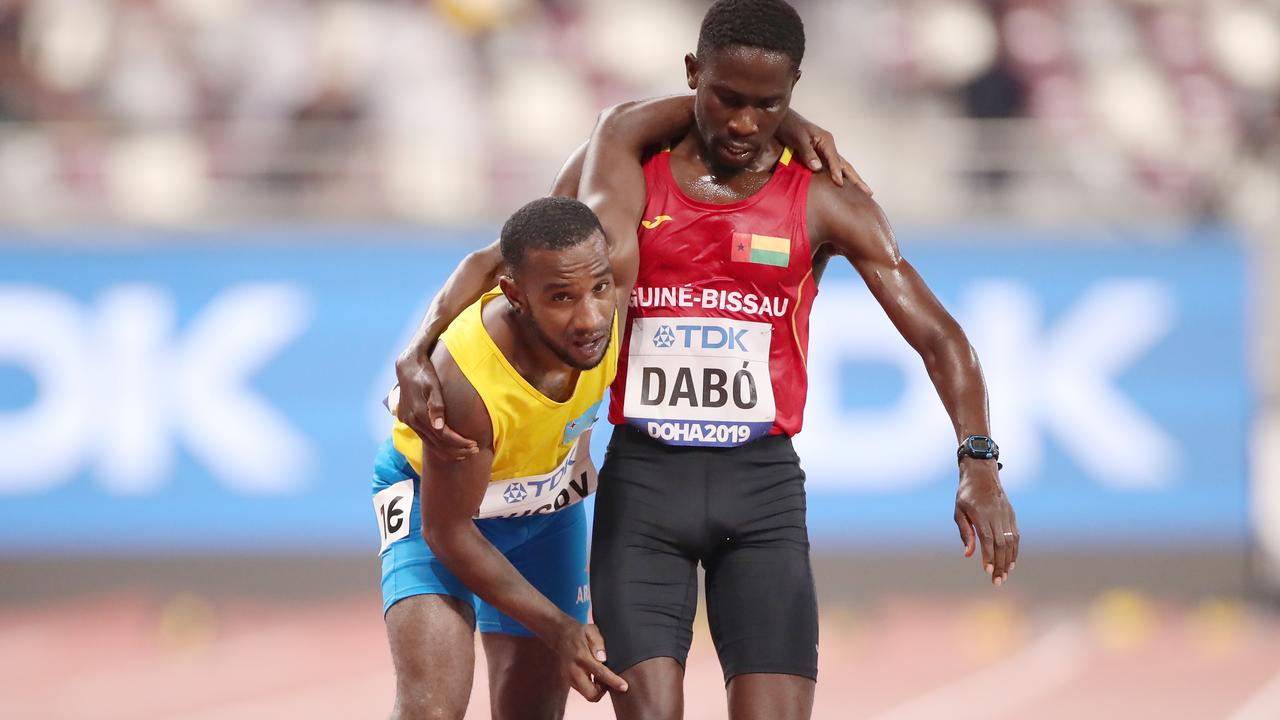 Doha athletics championships 5000m video: Braima Suncar Dabo helps ...