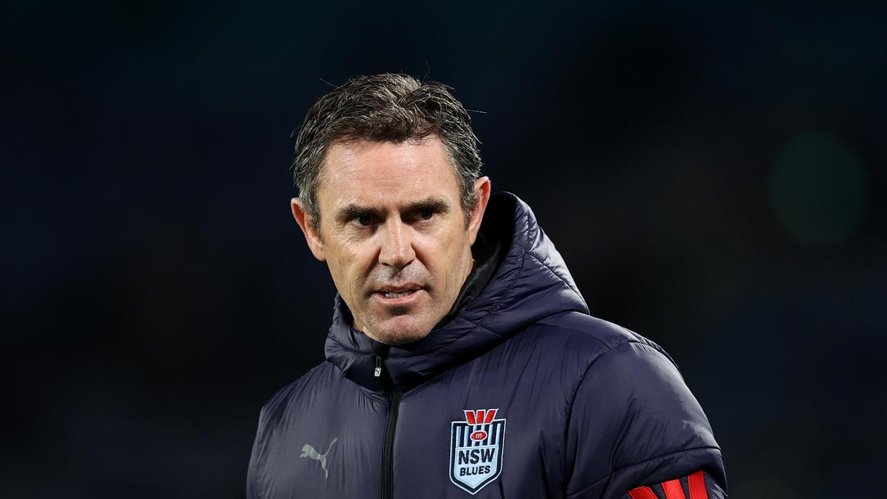 SYDNEY, AUSTRALIA - JULY 12: Brad Fittler head coach of the Blues looks on ahead of game three of the State of Origin series between New South Wales Blues and Queensland Maroons at Accor Stadium on July 12, 2023 in Sydney, Australia. (Photo by Brendon Thorne/Getty Images)