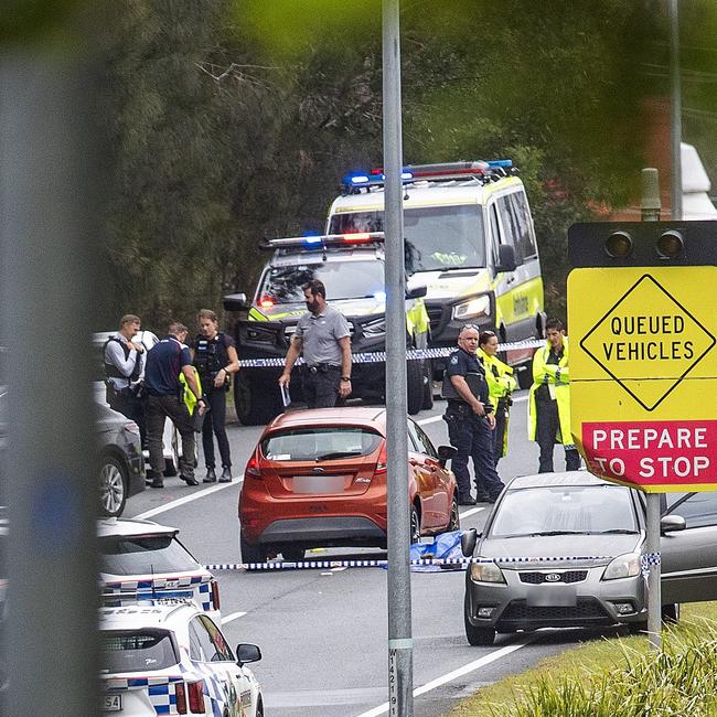 Travis Brown died after being shot by police on the Gold Coast during an alleged carjacking incident. Picture: NewsWire/ Nigel Hallett