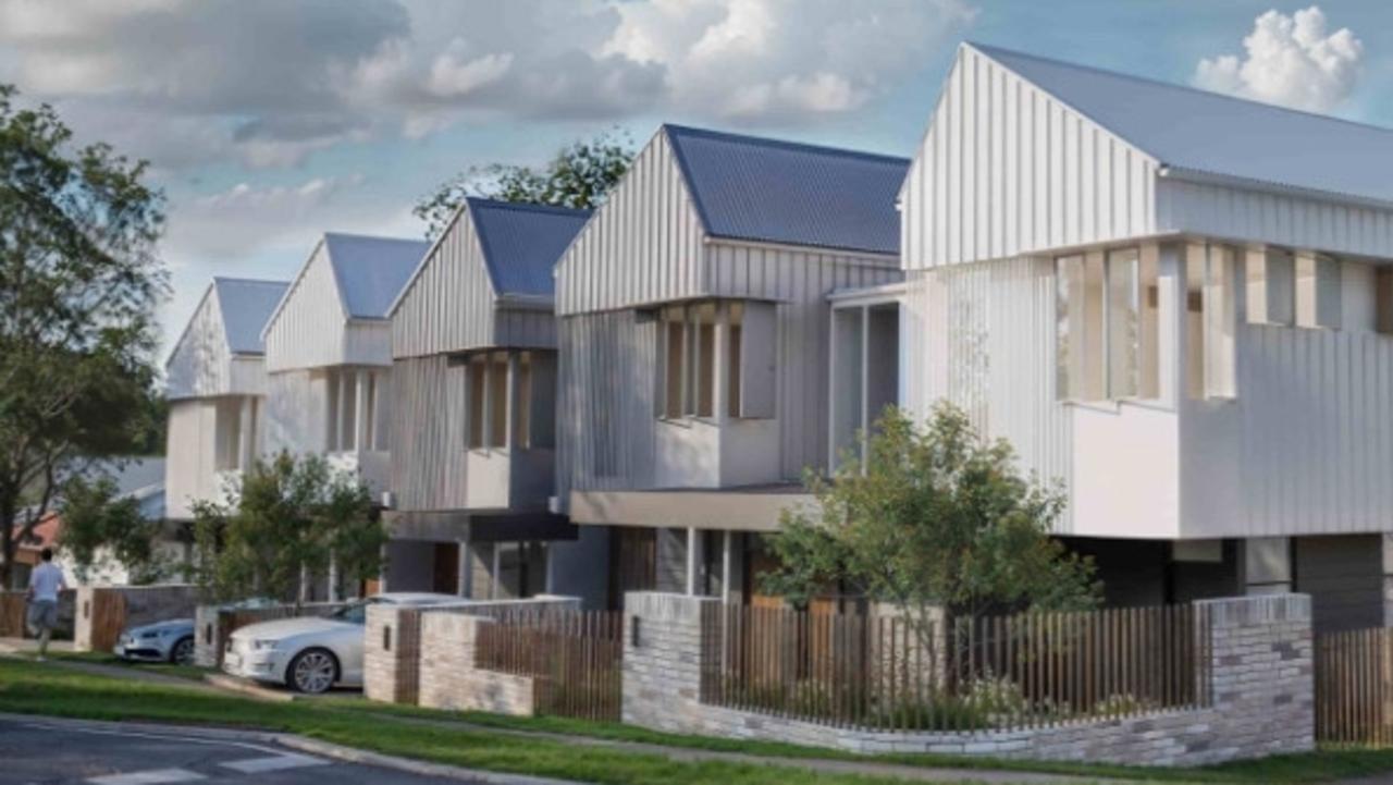 Wests propose $5.8m townhouse plan on four existing blocks