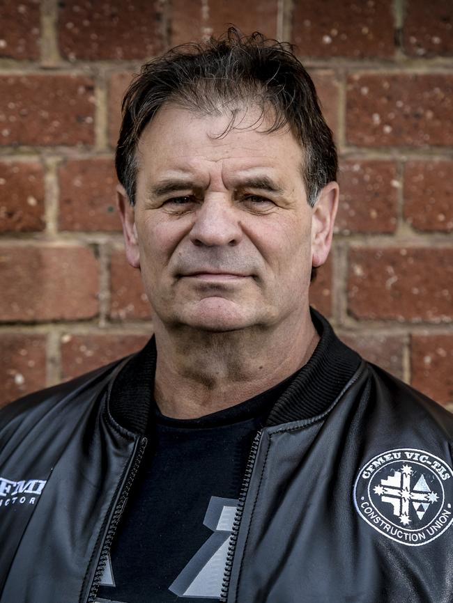 Former CFMEU leader John Setka. Picture: Roy VanDerVegt