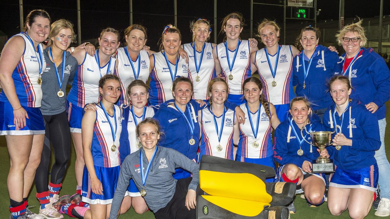 Rangeville take out the women's A1 hockey grand final from Past High. Picture: Nev Madsen