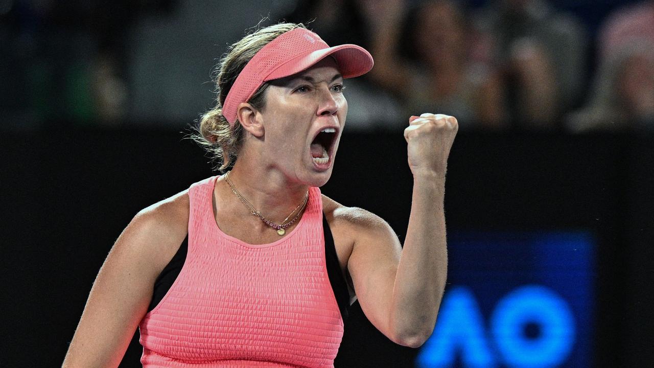 Danielle Collins lost to Iga Swiatek in round two of the 2024 Australian Open and then revealed she was retiring this season. Picture: Anthony WALLACE / AFP