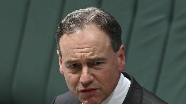 Health Minister Greg Hunt. Picture: NCA NewsWire / Martin Ollman