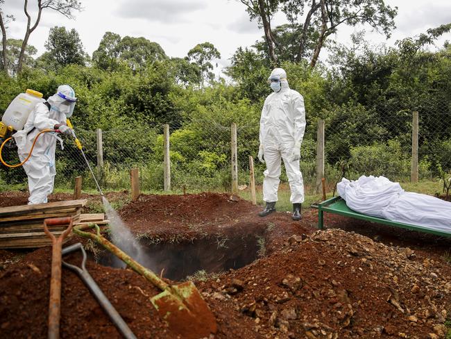 Africa's coronavirus cases have surpassed 100,000, the Africa Centers for Disease Control and Prevention said as the continent with fragile health systems has not yet seen the high numbers of other parts of the world. Picture: AP Photo