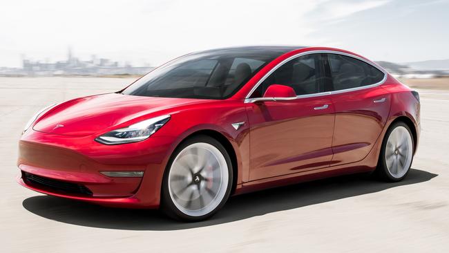 The Tesla Model 3.