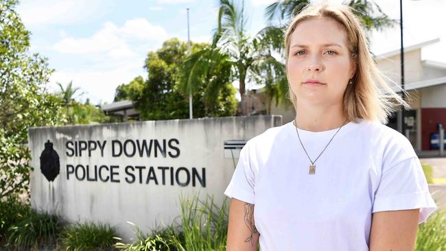 Sippy Downs resident Sheridan Vroegop and her housemates have been hit by youth crime multiple times since moving to Sippy Downs a year ago. Picture: Patrick Woods.