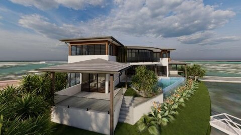 The proposed $2.18m Tweed home. Picture: Create Architecture via Newton Denny Chapelle