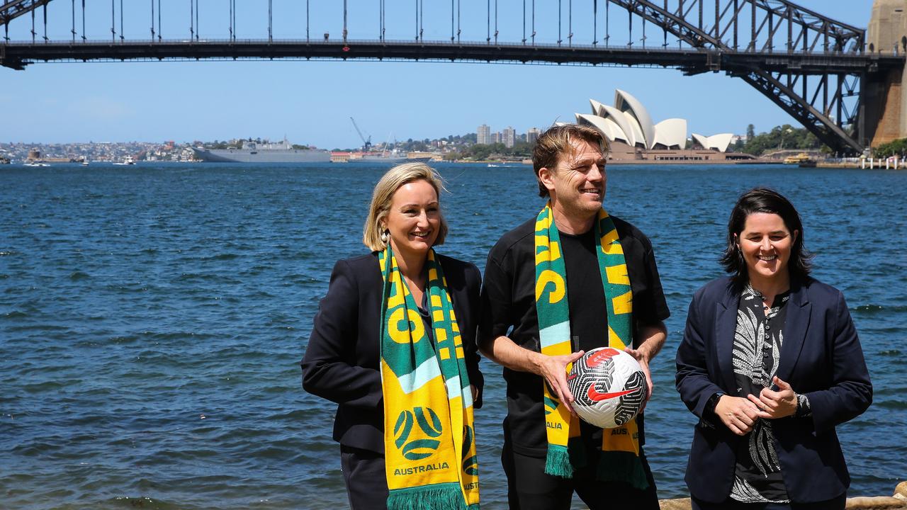 Matildas coach Tony Gustavsson says he only found out about Sam Kerr’s court matter on Tuesday. Picture: NCA NewsWire / Gaye Gerard