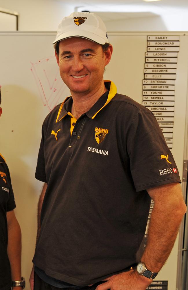 Former Hawthorn development coach David Flood.