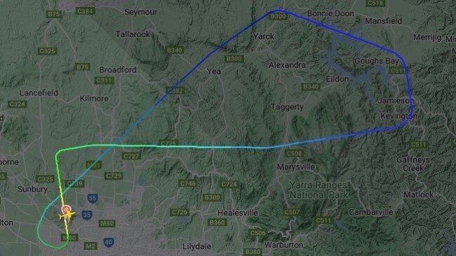 Qantas has been plagued by another day of mechanical issues after two aircraft from Melbourne were forced to turn back shortly after departing. Picture: Flight Radar 24