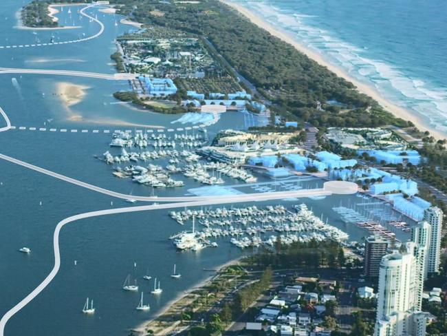 Gold Coast Spit masterplan artist impressions