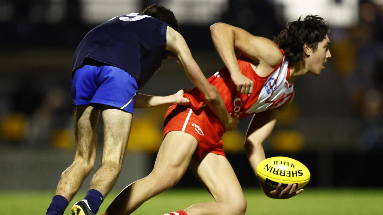 Recruiters rated the performance of Tyreece Leiu for the Young Guns. Picture: Getty Images