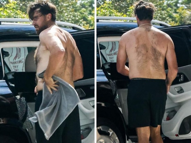 Travis Kelce photo goes viral. Picture;