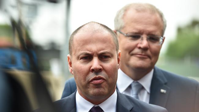 Treasurer Josh Frydenberg, pictured with Prime Minister Scott Morrison, says the lessons of the royal commission need to be learned. Picture: AAP/James Ross