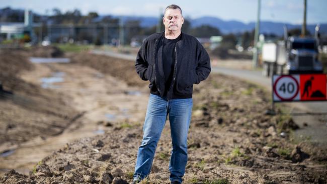 Land Owner Greg Casimaty. Picture: RICHARD JUPE