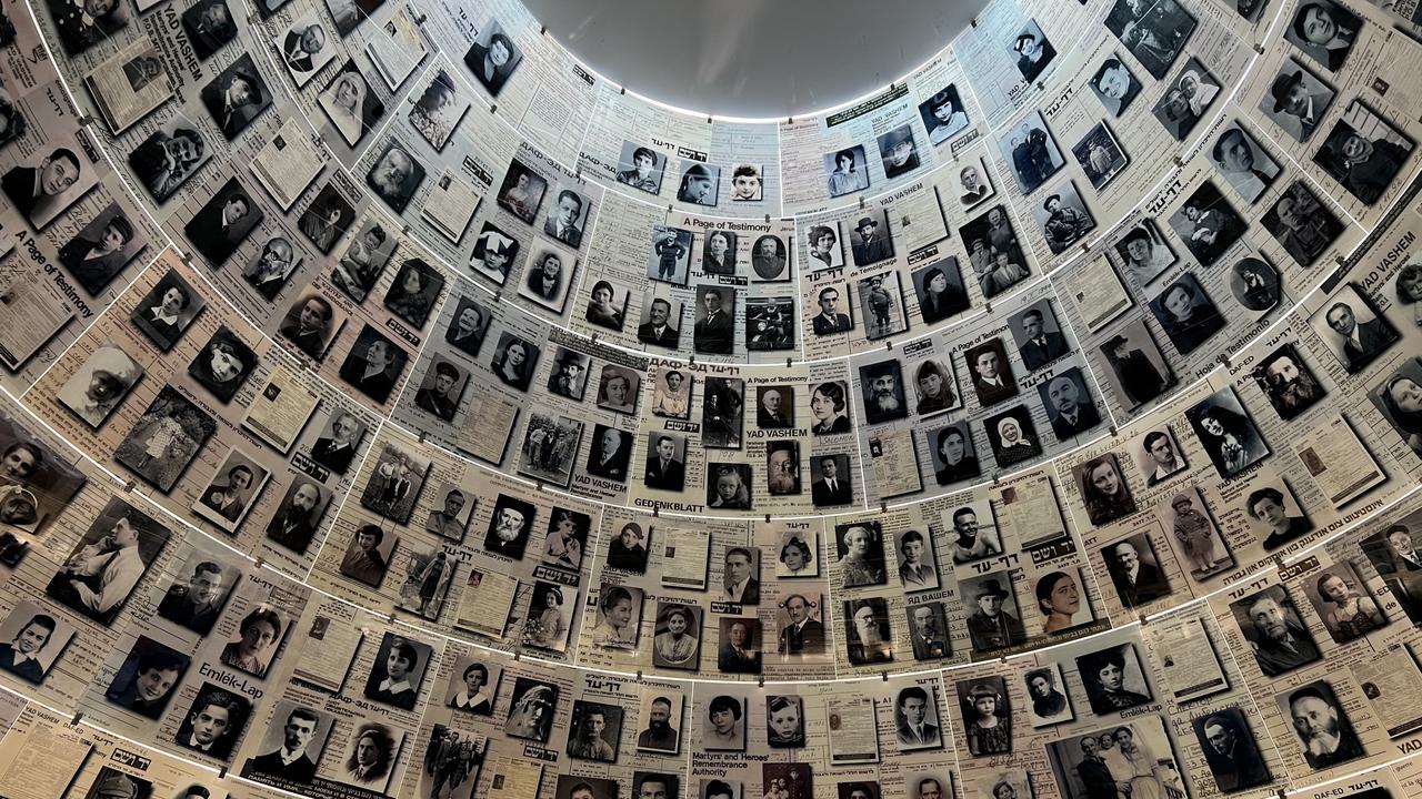 One of the most compelling displays in the huge Yad Vashem Holocaust Memorial in Jersusalem.