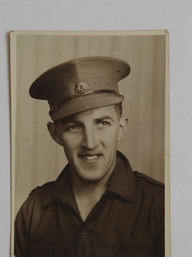 Sergeant Frederick Henry Arthur Mortley was posted away in World War II. Picture: Richard Gosling