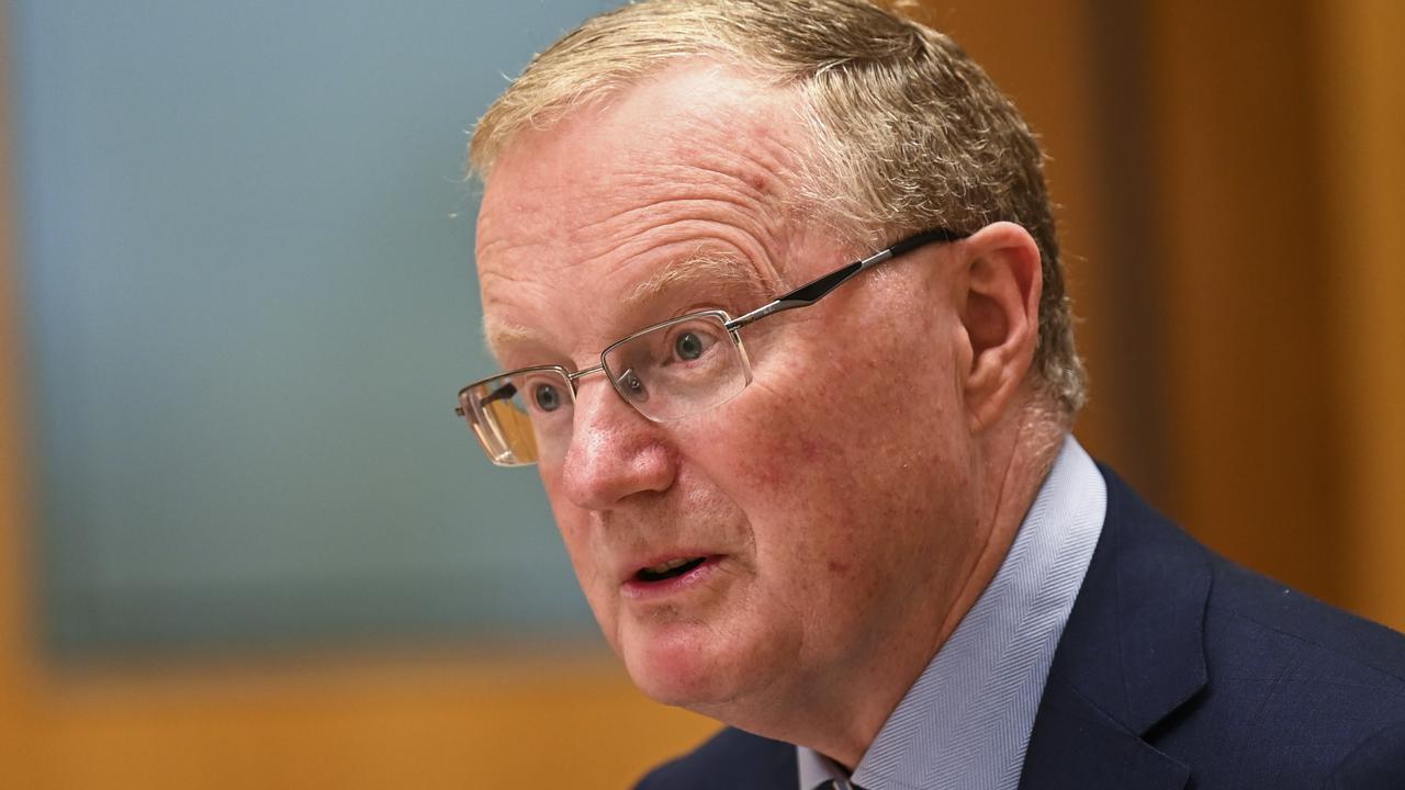 RBA governor Philip Lowe in Canberra on Wednesday said the behaviour of PwC was unacceptable. Picture: NCA NewsWire / Martin Ollman