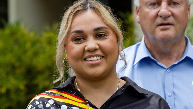 Ebony Hill commenced her NT Health Aboriginal Cadetship in 2024 and is now in her second year studying a Doctor of Medicine degree at Flinders University. Picture: Pema Tamang Pakhrin