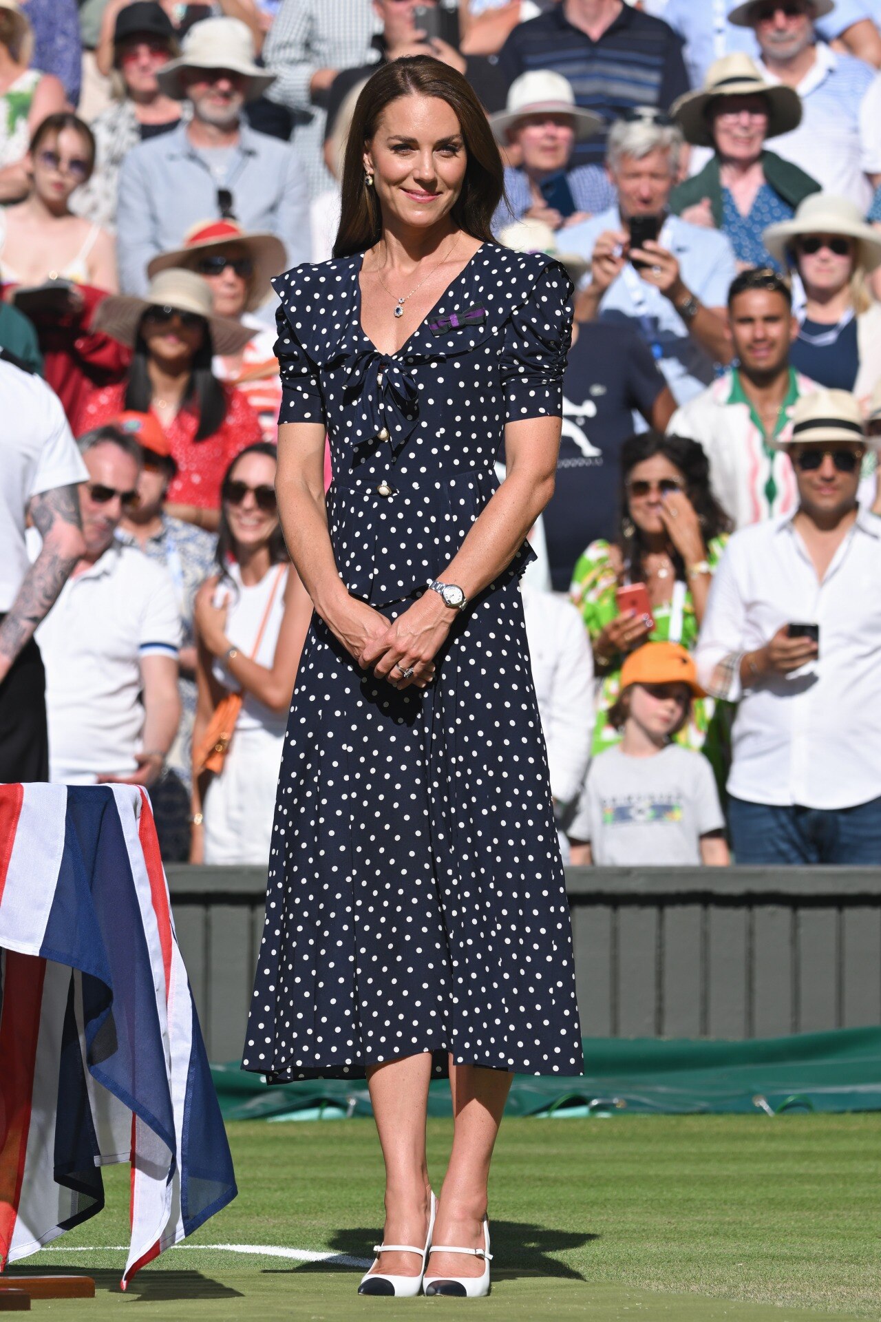 <p>Kate wears Alessandra Rich on July 10, 2022.</p>