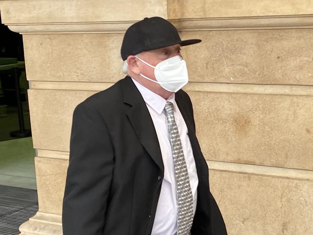 Sex offender David Walker outside the Adelaide District Court. Picture: Mitch Mott / The Advertiser.