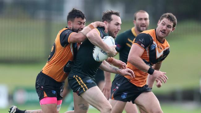 Luke Sharpe in action for Wyong. Picture: Sue Graham