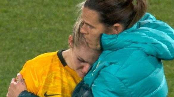 Ellie Carpenter was shattered. Photo: Channel 7