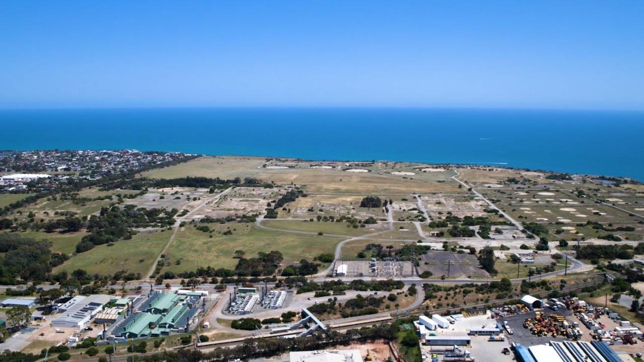 The Port Stanvac housing plan stretches along prime coastal real estate. Picture: Supplied