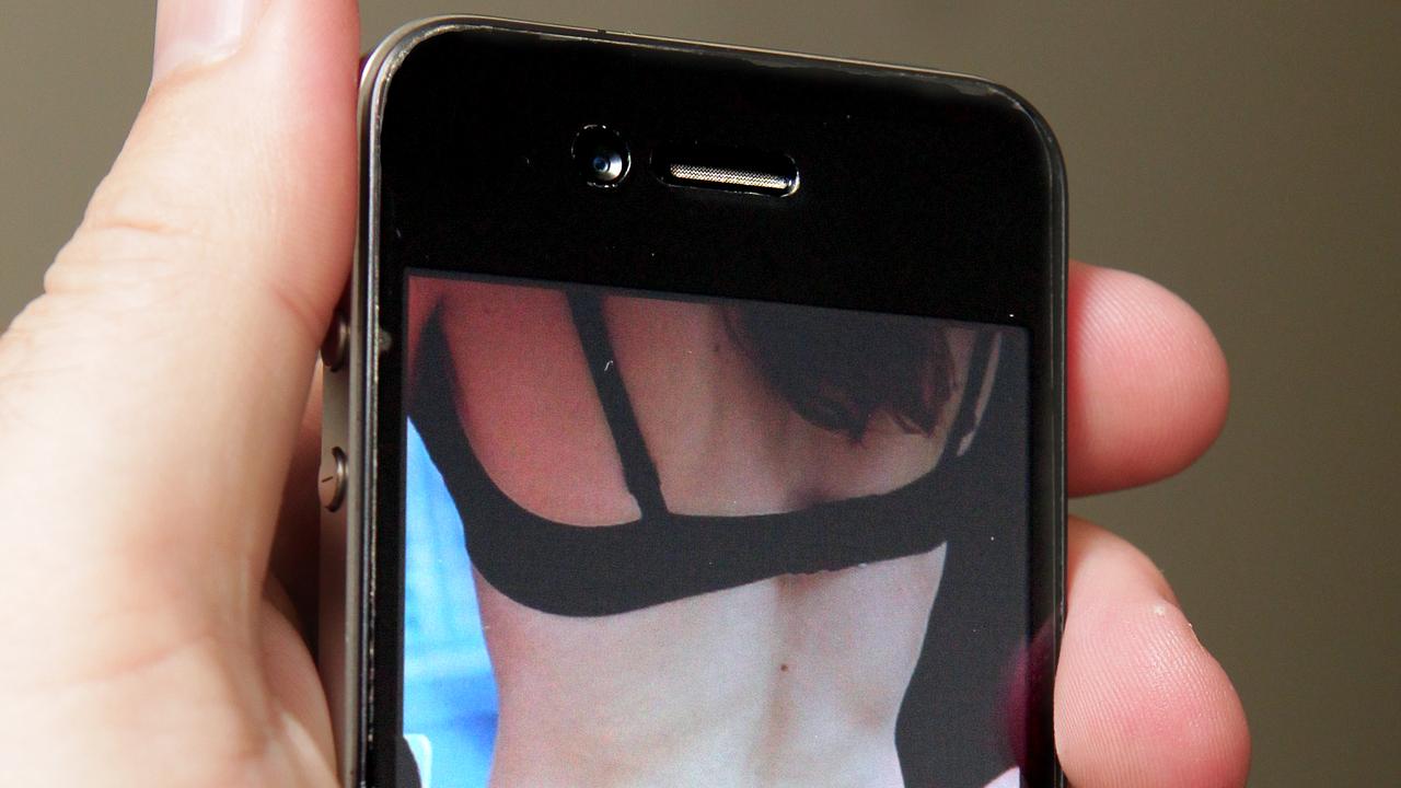 He sent a screen shot of his ex-wife in a sexually compromising pose to her mother image