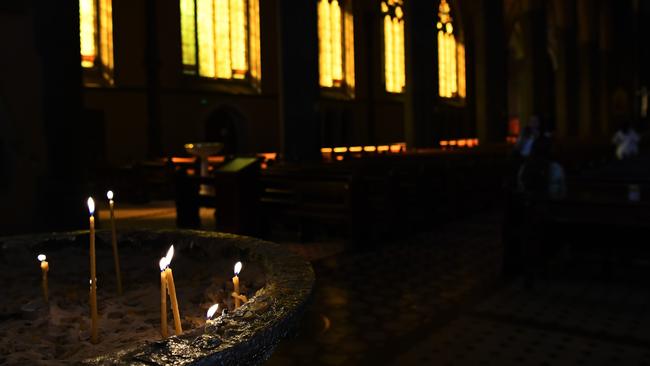 It was said there were too many people inside the church for the offences to go unseen. Picture: AAP Image/James Ross 