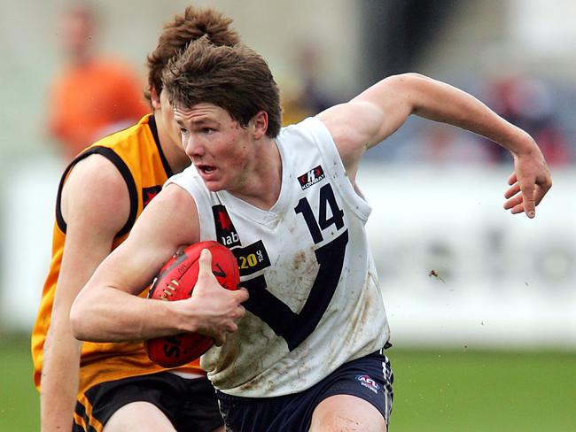 Patrick Dangerfield was a star for Vic Country and the Geelong Falcons in his draft year