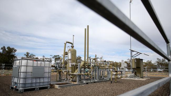 A gas well in Narrabri. Picture: Nathan Edwards