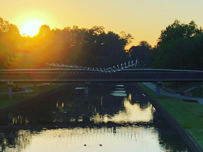 A beautiful sunrise over Parramatta River taken at 6.10am by journalist John Besley for #SnapSydney 2018. #parramattaadvertiser