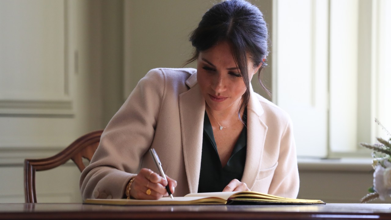 Meghan Markle could be gearing up to write her own memoir.  Picture by Daniel Leal-Olivas - WPA Pool/Getty Images.