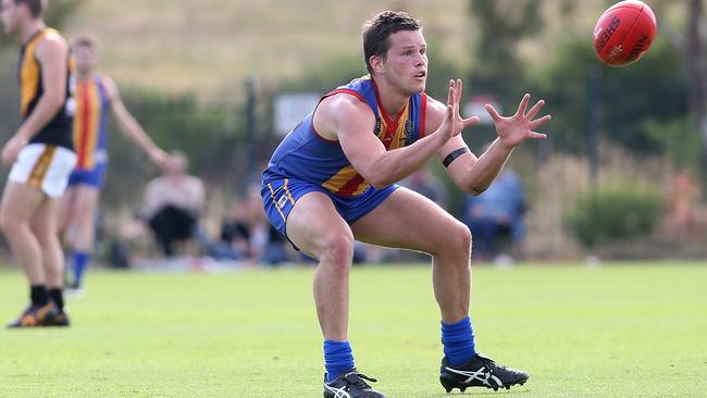 Dylan McNeill in action Old Ignatians. Picture: Stephen Laffer