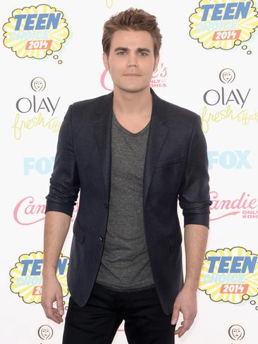 Vampire Diaries’ Paul Wesley attends FOX’s 2014 Teen Choice Awards at The Shrine Auditorium. Picture: Getty