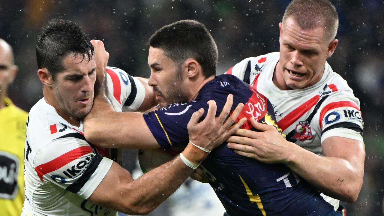 Nick Meaney has been one of the Storm’s best players this season but he won’t make the trip to Sydney after suffering delayed concussion symptoms. Picture; NRL Photos